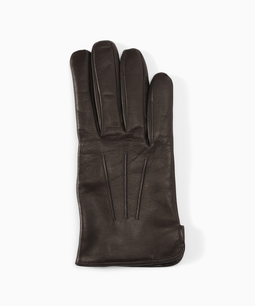 EDIFICE（エディフィス）の「MARIO PORTLANO(マリオポートラーノ) 別注 Nappa Leather Glove（手袋・メンズ・グリーン/ブラウン/ベージュ・23/22/FREE）」の4枚目の写真