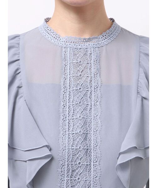 MERCURYDUO（マーキュリーデュオ）の「レース切替マーメイドワンピース（ドレス・レディース・ブルー/ブラック・SMALL/MEDIUM）」の14枚目の写真