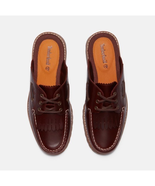 Timberland(ティンバーランド)の「オーセンティック ミュール レディース(モカシン/デッキシューズ・レディース・レンガ・24.0cm/23.5cm/23.0cm/22.5cm)」の2枚目の写真