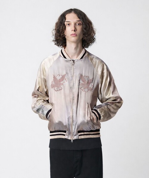 monkey time スカジャン　リバーシブル　M monkey time BEAUTY＆YOUTH UNITED ARROWS スカジャン リバーシブル