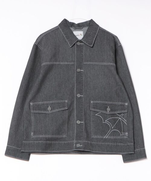 Arnold Palmer(アーノルドパーマー)の「【LOFTAIRDENIM&DUCK】シェア オーバーシャツ(デニムジャケット・レディース・ダークグレー/インディゴブルー/アイボリー・XS/S/M/L/LL)」の9枚目の写真