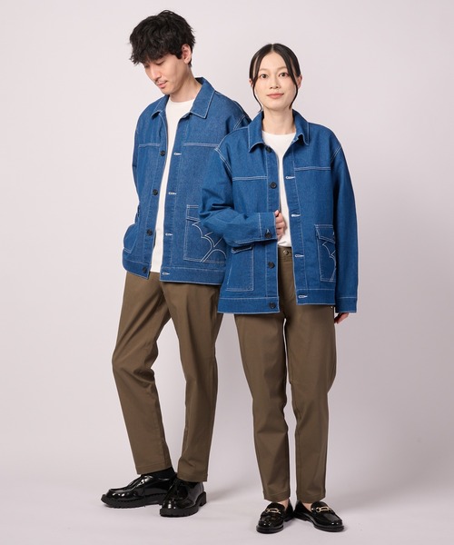 Arnold Palmer(アーノルドパーマー)の「【LOFTAIRDENIM&DUCK】シェア オーバーシャツ(デニムジャケット・レディース・ダークグレー/インディゴブルー/アイボリー・XS/S/M/L/LL)」の10枚目の写真