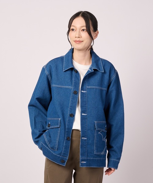Arnold Palmer(アーノルドパーマー)の「【LOFTAIRDENIM&DUCK】シェア オーバーシャツ(デニムジャケット・レディース・ダークグレー/インディゴブルー/アイボリー・XS/S/M/L/LL)」の17枚目の写真