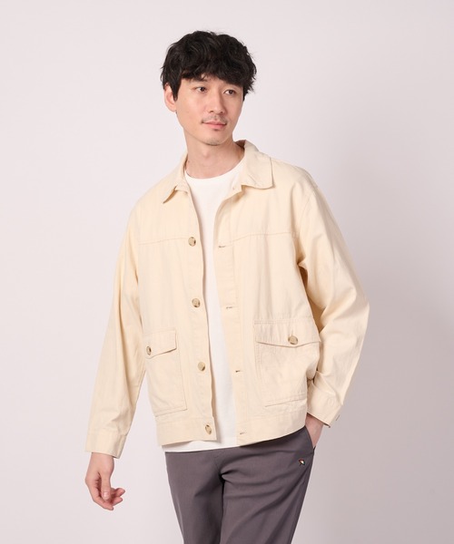 Arnold Palmer(アーノルドパーマー)の「【LOFTAIRDENIM&DUCK】シェア オーバーシャツ(デニムジャケット・レディース・ダークグレー/インディゴブルー/アイボリー・XS/S/M/L/LL)」の12枚目の写真