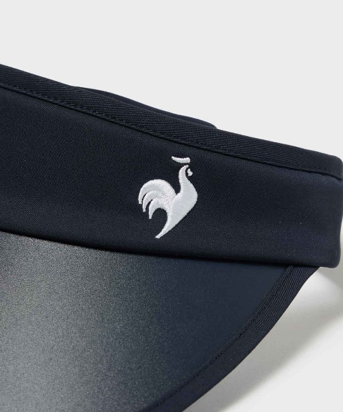 le coq sportif GOLF(ルコックスポルティフゴルフ)の「日よけサンバイザー(サンバイザー・レディース・ホワイト/ベージュ/ネイビー・F)」の17枚目の写真