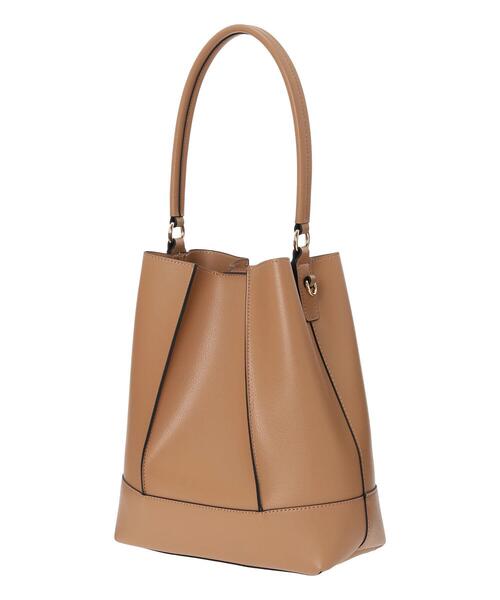 Te chichi(テチチ)の「エコレザーマルチwayタックバッグ(ハンドバッグ・レディース・キャメル/ダークブラウン・F)」の5枚目の写真