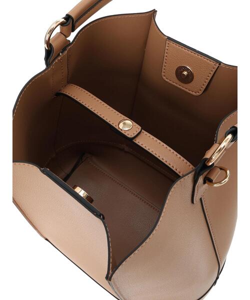Te chichi(テチチ)の「エコレザーマルチwayタックバッグ(ハンドバッグ・レディース・キャメル/ダークブラウン・F)」の11枚目の写真