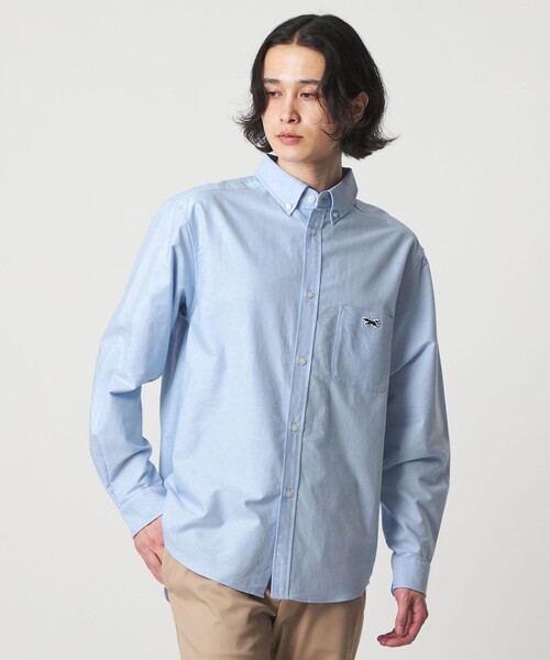 A DAY IN THE LIFE UNITED ARROWS（アデイインザライフユナイテッドアローズ）の「【別注】 ＜PENNEYS＞オックスフォード リラックス ボタンダウンシャツ＜A DAY IN THE LIFE＞（シャツ/ブラウス・メンズ・ホワイト/ライトブルー・L/M）」の3枚目の写真