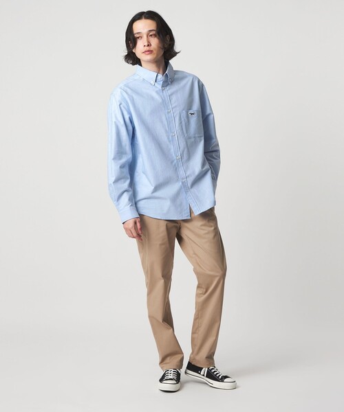 A DAY IN THE LIFE UNITED ARROWS（アデイインザライフユナイテッドアローズ）の「【別注】 ＜PENNEYS＞オックスフォード リラックス ボタンダウンシャツ＜A DAY IN THE LIFE＞（シャツ/ブラウス・メンズ・ホワイト/ライトブルー・L/M）」の5枚目の写真