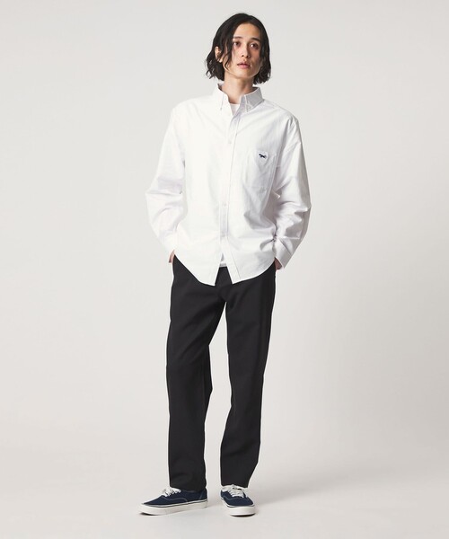 A DAY IN THE LIFE UNITED ARROWS（アデイインザライフユナイテッドアローズ）の「【別注】 ＜PENNEYS＞オックスフォード リラックス ボタンダウンシャツ＜A DAY IN THE LIFE＞（シャツ/ブラウス・メンズ・ホワイト/ライトブルー・L/M）」の7枚目の写真