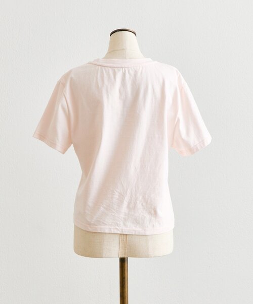 OLIVE des OLIVE（オリーブデオリーブ）の「【Belle Charme】Belle Charme Embroidery tee（Tシャツ/カットソー・レディース・ブラック/オフホワイト/ピンク・FREE）」の22枚目の写真