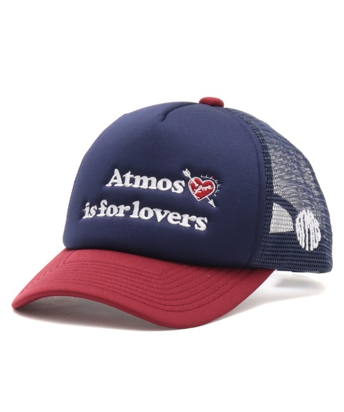 atmos(アトモス)の「atmos Lovers Mesh Cap / アトモス ラバーズ メッシュ キャップ(キャップ・メンズ・ネイビー/ブラック・FREE)」の2枚目の写真