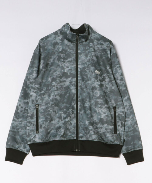 Quiksilver(クイックシルバー)の「QUIKSILVER メンズ/ユニセックス QS WARM UP ZIP 26SP トラックジャケット ルーズフィット 【2026年春夏モデル】/クイックシルバージップアップブルゾン(セットアップ対応可)(ブルゾン・メンズ・ブラック/ブラック系その他・X-LARGE/LARGE/MEDIUM)」の2枚目の写真