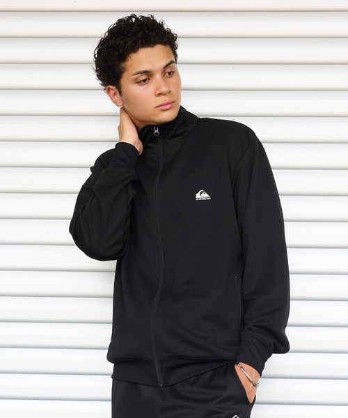Quiksilver(クイックシルバー)の「QUIKSILVER メンズ/ユニセックス QS WARM UP ZIP 26SP トラックジャケット ルーズフィット 【2026年春夏モデル】/クイックシルバージップアップブルゾン(セットアップ対応可)(ブルゾン・メンズ・ブラック/ブラック系その他・X-LARGE/LARGE/MEDIUM)」の5枚目の写真