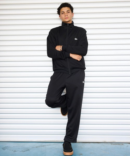 Quiksilver(クイックシルバー)の「QUIKSILVER メンズ/ユニセックス QS WARM UP ZIP 26SP トラックジャケット ルーズフィット 【2026年春夏モデル】/クイックシルバージップアップブルゾン(セットアップ対応可)(ブルゾン・メンズ・ブラック/ブラック系その他・X-LARGE/LARGE/MEDIUM)」の7枚目の写真
