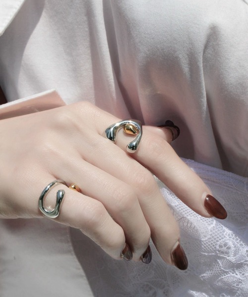 Soierie(ソワリー)の「ビジョンズ リング / Visions ring(リング・レディース・シルバー×ゴールド・FREE)」の12枚目の写真