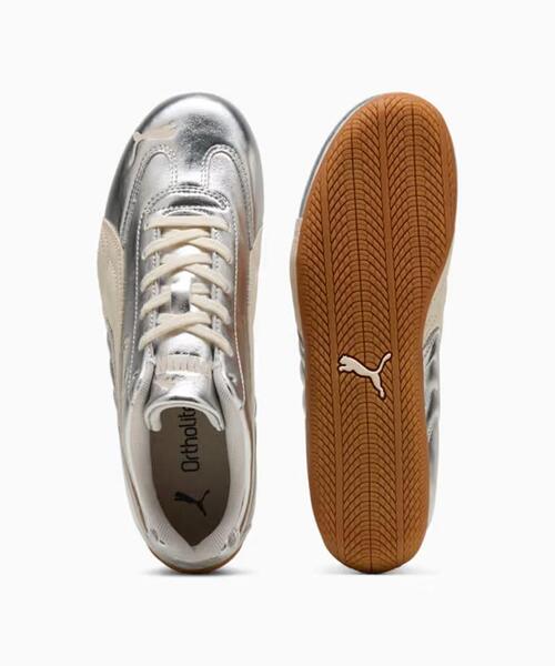 PUMA(プーマ)の「PUMA/プーマ/SPEEDCAT SILVER WNS/スピードキャット シルバー(スニーカー・レディース・シルバー・23.5cm/24.0cm/24.5cm/25.0cm/25.5cm/26.0cm/23.0cm)」の4枚目の写真