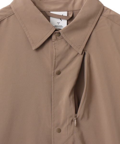 PUMA(プーマ)の「PUMA OVERSIZED LS SHIRT / プーマ ユニセックス オーバーサイズド ロングスリーブ シャツ(シャツ/ブラウス・メンズ・グリーン/ベージュ/ブラック・XL/L/M/S)」の10枚目の写真