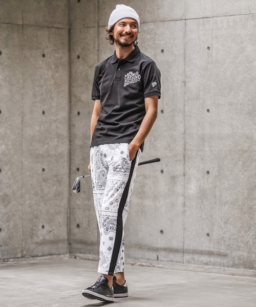 1minute 1second(ワンミニットワンセカンド)の「mp14690-high stretch knit line easy pants イージーパンツ(1M26N050)(その他パンツ・メンズ・ネイビー/ホワイト系その他/ブラック・XL/L/M/S)」の7枚目の写真