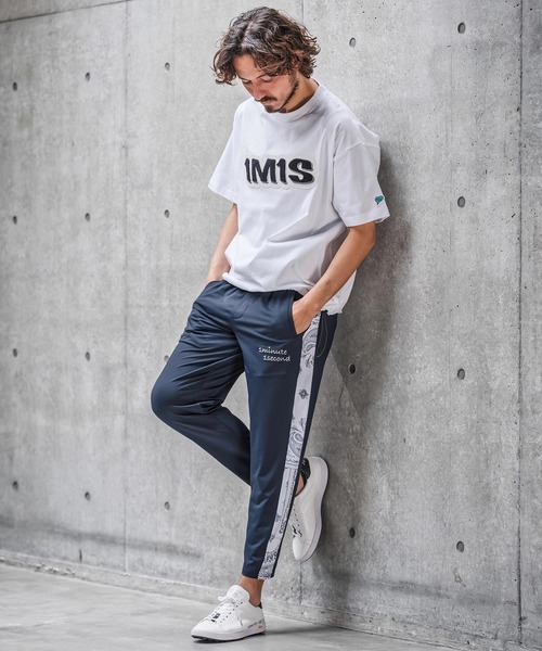 1minute 1second(ワンミニットワンセカンド)の「mp14690-high stretch knit line easy pants イージーパンツ(1M26N050)(その他パンツ・メンズ・ネイビー/ホワイト系その他/ブラック・XL/L/M/S)」の14枚目の写真