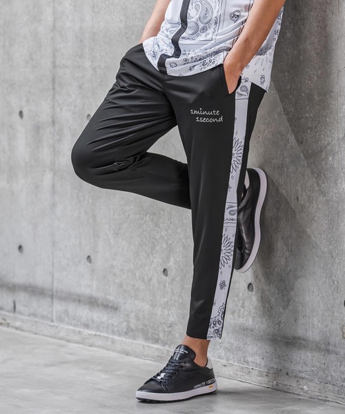 1minute 1second(ワンミニットワンセカンド)の「mp14690-high stretch knit line easy pants イージーパンツ(1M26N050)(その他パンツ・メンズ・ネイビー/ホワイト系その他/ブラック・XL/L/M/S)」の16枚目の写真