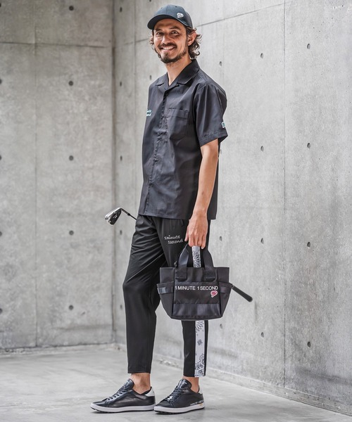 1minute 1second(ワンミニットワンセカンド)の「mp14690-high stretch knit line easy pants イージーパンツ(1M26N050)(その他パンツ・メンズ・ネイビー/ホワイト系その他/ブラック・XL/L/M/S)」の19枚目の写真