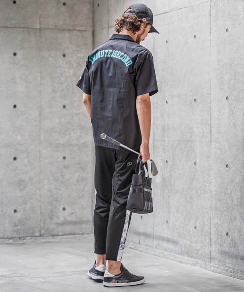 1minute 1second(ワンミニットワンセカンド)の「mp14690-high stretch knit line easy pants イージーパンツ(1M26N050)(その他パンツ・メンズ・ネイビー/ホワイト系その他/ブラック・XL/L/M/S)」の20枚目の写真