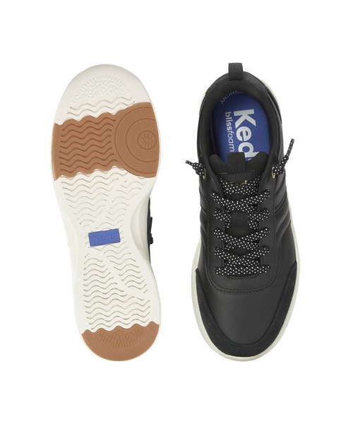 Keds(ケッズ)の「Keds ケッズ ブリスウォーク ウーバル レザー/スエード ブラック(スニーカー・レディース・ブラック・23.0cm/24.0cm/23.5cm/24.5cm/25.0cm/22.5cm)」の5枚目の写真