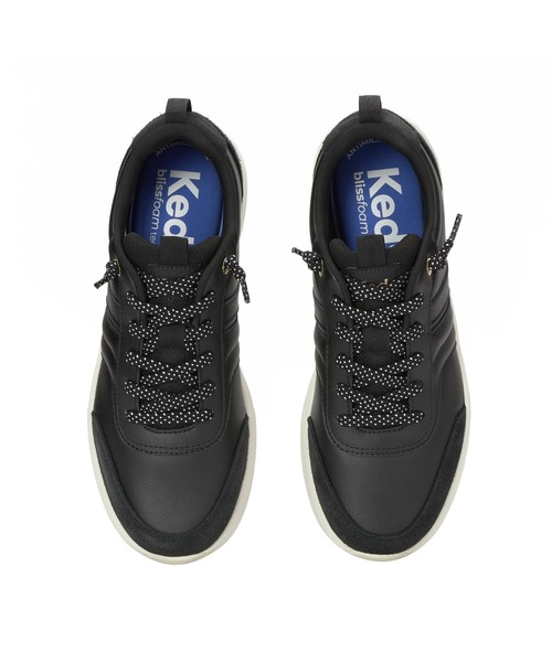 Keds(ケッズ)の「Keds ケッズ ブリスウォーク ウーバル レザー/スエード ブラック(スニーカー・レディース・ブラック・23.0cm/24.0cm/23.5cm/24.5cm/25.0cm/22.5cm)」の3枚目の写真