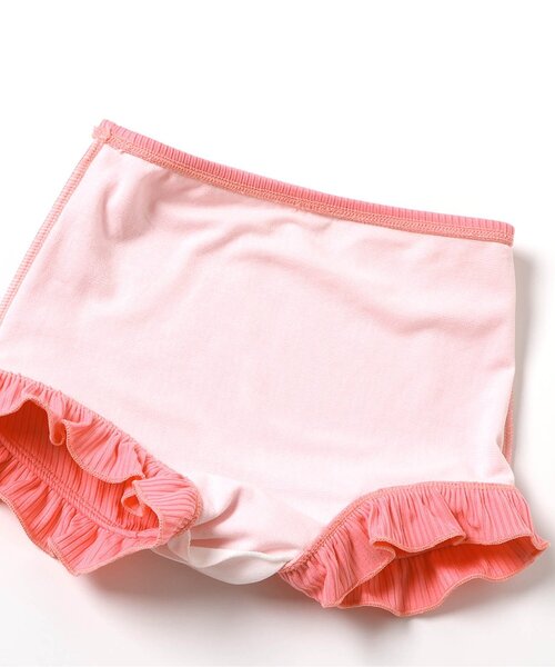 BREEZE（ブリーズ）の「【UVカット】フリルセパレート水着（水着・キッズ・ピンク/オフホワイト・80/90/100/110/120/130/140）」の12枚目の写真