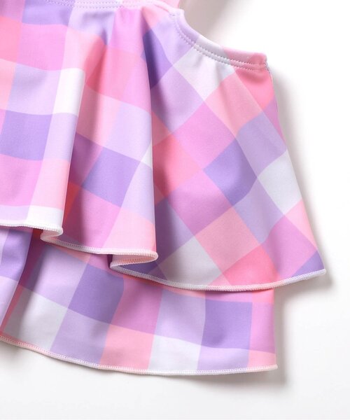 BREEZE（ブリーズ）の「【UVカット】フリルセパレート水着（水着・キッズ・ピンク/オフホワイト・80/90/100/110/120/130/140）」の8枚目の写真