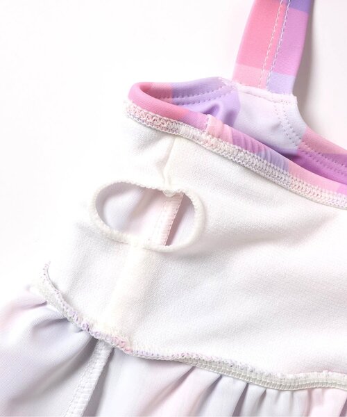 BREEZE（ブリーズ）の「【UVカット】フリルセパレート水着（水着・キッズ・ピンク/オフホワイト・80/90/100/110/120/130/140）」の9枚目の写真