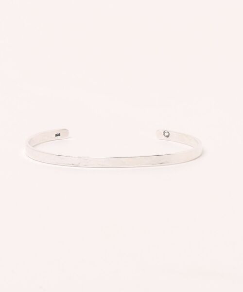 【MANANAS】Hammered Narrow Bangle/ハンマード ナロー バングル silver925