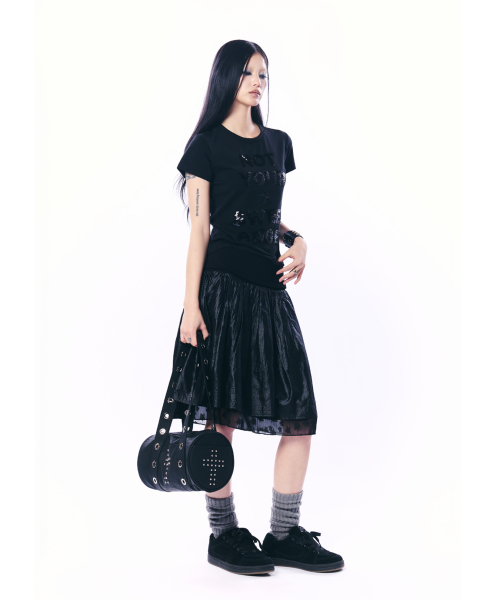 SETUP-EXE(セットアップイーエックスイー)の「EYELET STRAP DUFFLE BAG / BLACK(ボストンバッグ・レディース・その他・OS)」の5枚目の写真
