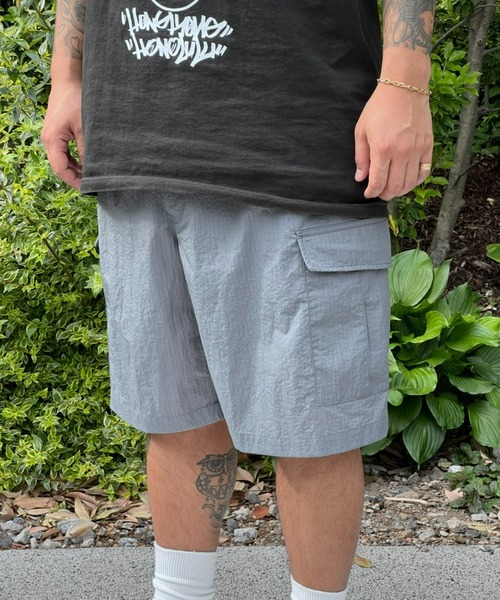 MAGIC NUMBER(マジック ナンバー)の「【MAGIC NUMBER】JUNGLE EASY NYLON SHORTS(その他パンツ・メンズ・オリーブ/グレー/ブラック・X-LARGE/MEDIUM/LARGE)」の1枚目の写真
