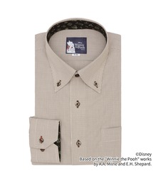 TOKYO SHIRTS | 【くまのプーさん】形態安定ノンアイロン ボタンダウン 長袖ビジネスワイシャツ(ビジネスシャツ)