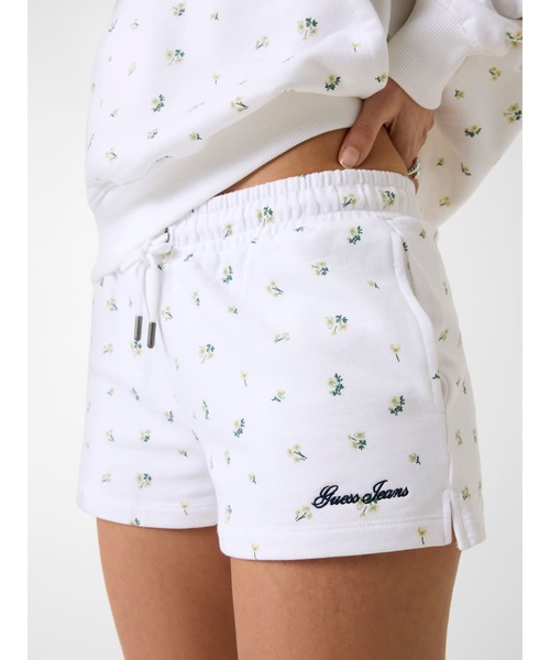 GUESS JEANS(ゲスジーンズ)の「GUESS JEANS Printed Short ショートパンツ スウェットパンツ(その他パンツ・レディース・ホワイト系その他/ライトブルー・MEDIUM/SMALL/X-SMALL)」の8枚目の写真