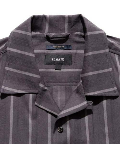 ROARK REVIVAL（ロアークリバイバル）の「【ROARK】LS Jacquard SHIRTS（シャツ/ブラウス・メンズ・ブラック・MEDIUM/LARGE/X-LARGE）」の5枚目の写真