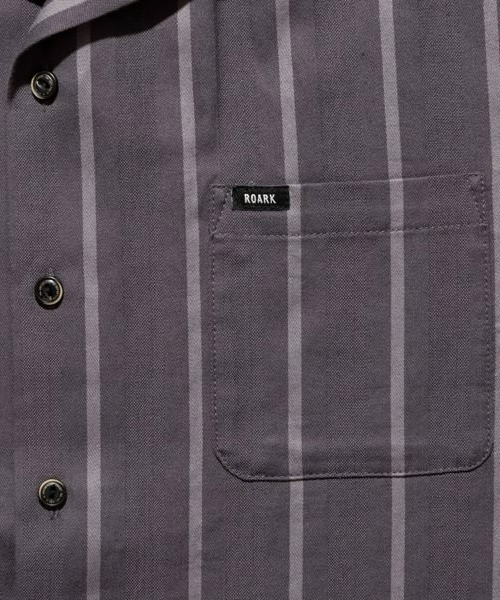 ROARK REVIVAL（ロアークリバイバル）の「【ROARK】LS Jacquard SHIRTS（シャツ/ブラウス・メンズ・ブラック・MEDIUM/LARGE/X-LARGE）」の6枚目の写真