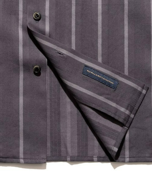 ROARK REVIVAL（ロアークリバイバル）の「【ROARK】LS Jacquard SHIRTS（シャツ/ブラウス・メンズ・ブラック・MEDIUM/LARGE/X-LARGE）」の7枚目の写真