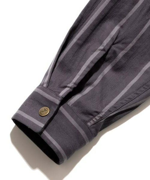 ROARK REVIVAL（ロアークリバイバル）の「【ROARK】LS Jacquard SHIRTS（シャツ/ブラウス・メンズ・ブラック・MEDIUM/LARGE/X-LARGE）」の8枚目の写真