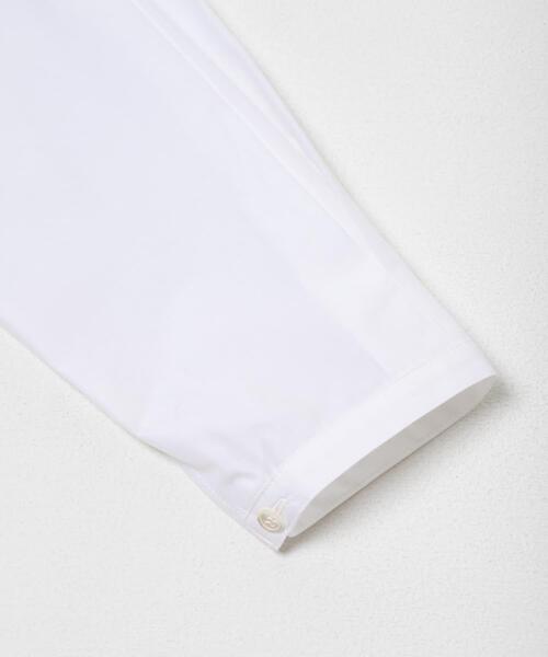 URBAN RESEARCH ROSSO WOMEN(アーバンリサーチ ロッソ)の「タックボリュームショートシャツブラウス(シャツ/ブラウス・レディース・ホワイト/チャコールグレー/イエロー系その他・FREE)」の7枚目の写真