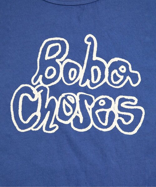 BOBO CHOSES(ボボショーズ)の「By Hand 半袖Tシャツ【キッズ】(Tシャツ/カットソー・キッズ・ネイビー・100/110/120/130)」の2枚目の写真