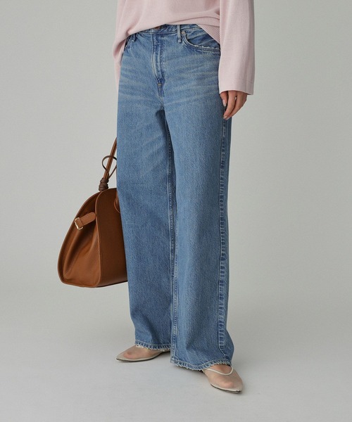 upperhights(アッパーハイツ)の「【upper hights】<別注>THE LAZY NIECE NAG(デニムパンツ・レディース・ブルー・25inch/24inch/23inch)」の2枚目の写真