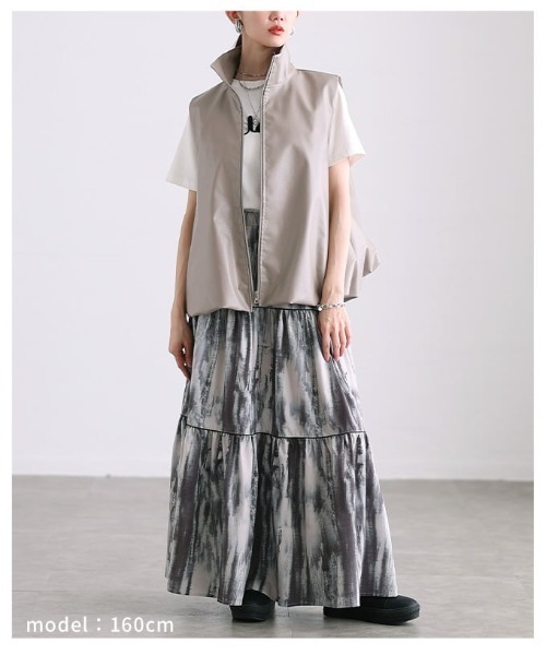 Sawa a la mode(サワアラモード)の「フェイクレザーバルーンベスト(その他アウター・レディース・ベージュ/ブラック/ブラウン・FREE)」の14枚目の写真