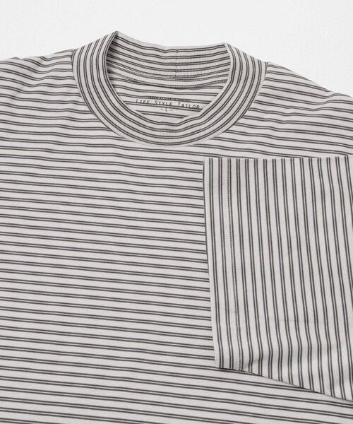 URBAN RESEARCH DOORS（アーバンリサーチドアーズ）の「『UR TECH』LIFE STYLE TAILOR　サマシェア ドレスTシャツ（シャツ/ブラウス・メンズ・グレー系その他/チャコールグレー/グレー/ライトグレー/ホワイト・LARGE/MEDIUM/X-LARGE）」の6枚目の写真