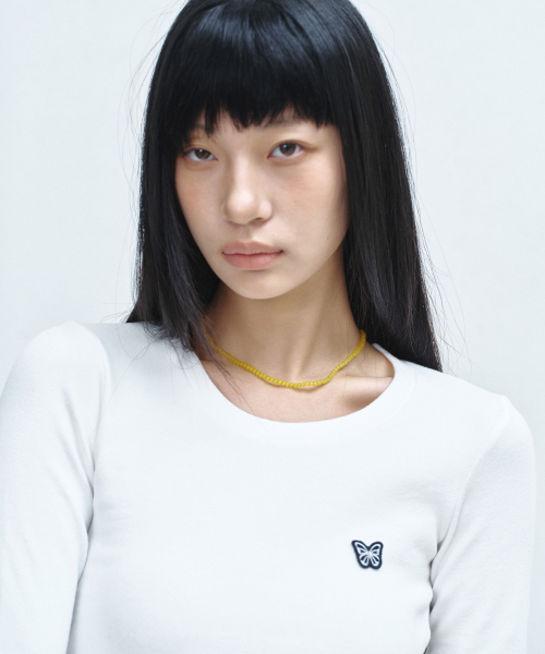 NICK&NICOLE(ニックアンドニコール)の「BUTTERFLY LONG SLEEVE TOP_IVORY(Tシャツ/カットソー・レディース・その他・FREE)」の3枚目の写真