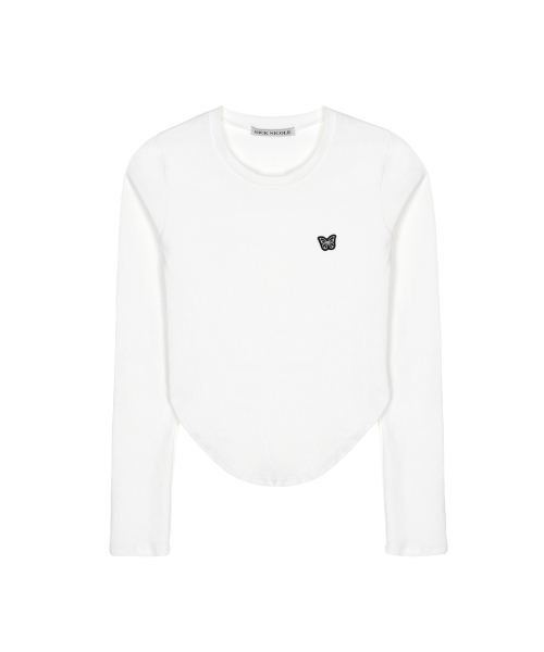 NICK&NICOLE(ニックアンドニコール)の「BUTTERFLY LONG SLEEVE TOP_IVORY(Tシャツ/カットソー・レディース・その他・FREE)」の4枚目の写真