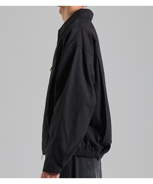 BUTTON SEOUL（ボタンソウル）の「ミニマル切り替えラインカラージップアップ（ブラック）（ブルゾン・メンズ・その他・M/L/XL）」の4枚目の写真