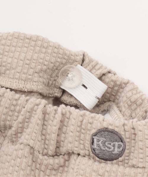 kladskap（クレードスコープ）の「【人気商品再入荷】【直営店で取り扱い無し】ワンポイント刺しゅう6分丈パンツ（その他パンツ・キッズ・ブルー系その他/ベージュ・120cm/110cm/130cm/100cm/90cm）」の5枚目の写真